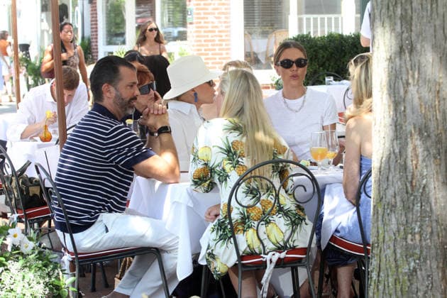 Donald Trump Jr, and Bettina Anderson hold hands wile wearing a massive wedding ring after lunch in the Hamptons Featuring: Donald Trump Jr, Bettina Anderson Where: Hamptons, New York, United States When: 19 Aug 2026 Credit: Matt Agudo INSTARimages EDITORIAL USE ONLY. NOT FOR USE BY NEWSPAPERS BASED IN THE UK. Copyright: xx instar55929963