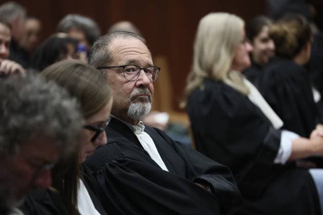 Lawyer Etienne Gras pictured at the judgment session in the trial of Gregory Lenoci regarding the attempted murder of his neighbor, Marc P., at the Namur Criminal Court, on Thursday 20 August 2026. GrÃ gory Lenoci is accused of assaulting his neighbor on July 24, 2025, following suspicions that the neighbor had sexually assaulted his stepson, leaving the victim in a vegetative state.  BRUNOxFAHY 183810428