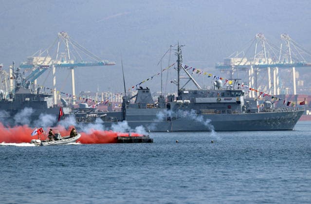 TEKNOFEST Blue Homeland KOCAELI, TURKIYE - AUGUST 20: A view of the military demonstration as part of the TEKNOFEST Blue Homeland at the Golcuk Naval Shipyard Command in Kocaeli, Turkiye, on August 20, 2026. Organized under the main leadership of the Turkish National Defense Ministry and the Turkish Technology Team Foundation (T3 Foundation), with Anadolu as the Global Communication Partner, the event showcases Turkiye s maritime power, defense capabilities, and indigenous technologies. Gathering technology and defense industry enthusiasts around a maritime focus, the festival will welcome visitors through August 23. Ali Atmaca Anadolu Kocaeli Turkey. Editorial use only. Please get in touch for any other usage.  Copyright: x2026xAnadoluxAlixAtmacax
