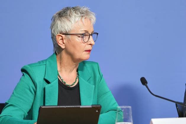 Berlin, Deutschland, 20.08.2026: Haus der Bundespressekonferenz: Pressekonferenz: Jahresstatistik 2025 zur Behandlungsfehlerbegutachtung: Michaela Gehms, Teamleiterin Öffentlichkeitsarbeit bei Medizinischer Dienst Bund *** Berlin, Germany, August 20, 2026, Federal Press Conference Center, Press Conference on the 2025 Annual Statistics on Medical Malpractice Assessments, Michaela Gehms, Public Relations Team Leader at the Federal Medical Service Copyright: xdtsxNachrichtenagenturx dts_130566
