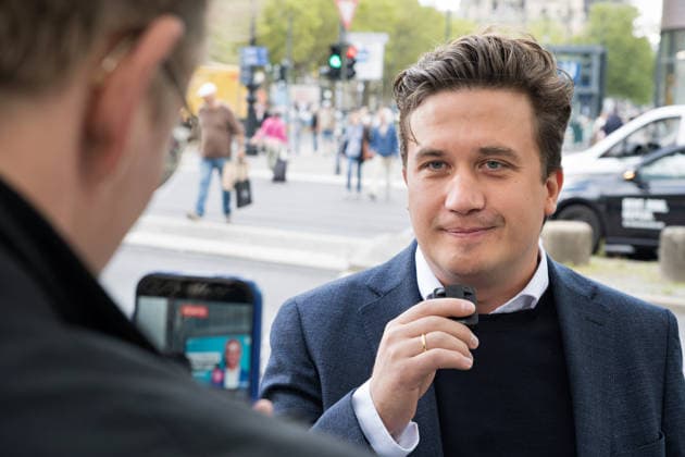 Berlin,20.08.2026,Vorstellung der Motive der zweiten Welle der Großflächenplakate zur Abgeordnetenhauswahl am 20.09.2026 der CDU mit Stefan Evers.Präsentiert werden die Plakate vom Generalsekretär der CDU Berlin,Lukas Krieger an der Ecke Kurfürstendamm Joachimsthalerstraße *** Berlin, August 20, 2026,Presentation of the designs for the second wave of large-format posters for the CDU’s House of Representatives election on September 20, 2026, featuring Stefan Evers. The posters will be presented by Lukas Krieger, Secretary General of the CDU Berlin, at the corner of Kurfürstendamm and Joachimsthalerstraße.