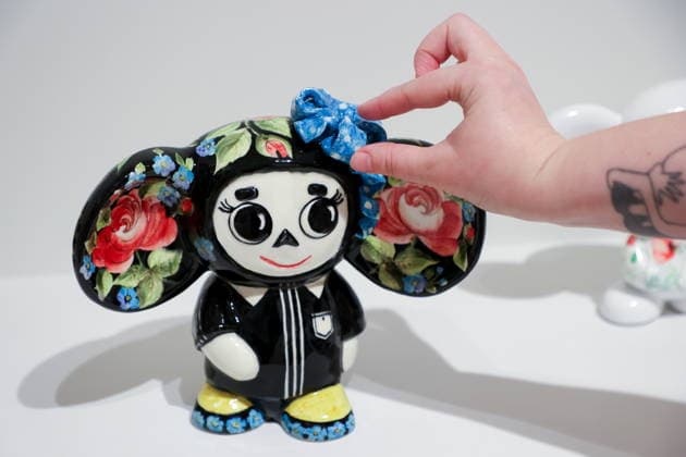 RUSSIA, MOSCOW - AUGUST 20, 2026: The opening of a new Cheburashka-themed hall at the Super Toys Exhibition at the Kristall House of Culture. The exhibition marks Cheburashka s 60th anniversary. Alyona Bzhakhova TASS  96392063