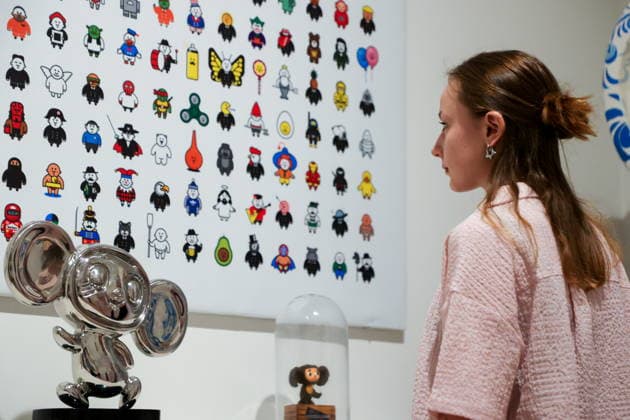 RUSSIA, MOSCOW - AUGUST 20, 2026: The opening of a new Cheburashka-themed hall at the Super Toys Exhibition at the Kristall House of Culture. The exhibition marks Cheburashka s 60th anniversary. Alyona Bzhakhova TASS  96391668
