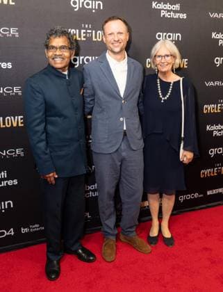August 20, 2026, Bronx, New York, USA: P. K. Mahanandia, Orlando von Einsiedel and Lotta Von Schedvin attend premiere of The Cycle of Love at DGA Theater in New York on August 20, 2026. Bronx USA - ZUMAr339 20260820_znp_r339_032 Copyright: xLevxRadinx