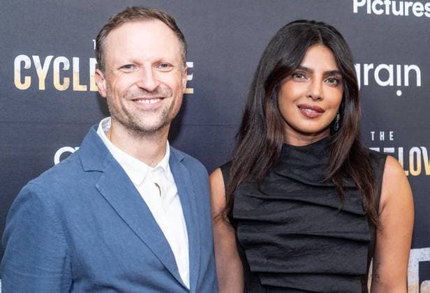 August 20, 2026, Bronx, New York, USA: Orlando von Einsiedel and Priyanka Chopra Jonas wearing dress by A.W.A.K.E. Mode attend premiere of The Cycle of Love at DGA Theater in New York on August 20, 2026. Bronx USA - ZUMAr339 20260820_znp_r339_067 Copyright: xLevxRadinx