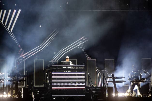 Pet Shop Boys live in Oslo Oslo, Norway. 20th, August 2026. The English synth-pop duo Pet Shop Boys performs a live concert at Unity Arena in Oslo. Here musician and keyboardist Chris Lowe is seen live on stage. Norway, Oslo, Unity Arena  Copyright: xGonzalesxPhoto Per-OttoxOppix