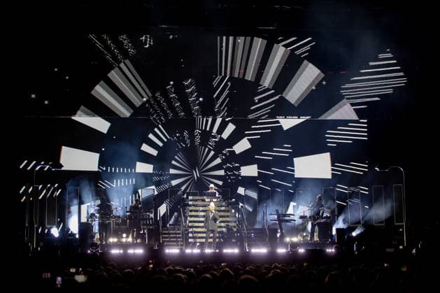 Pet Shop Boys live in Oslo Oslo, Norway. 20th, August 2026. The English synth-pop duo Pet Shop Boys performs a live concert at Unity Arena in Oslo. Here singer Neil Tennant is seen live on stage. Norway, Oslo, Unity Arena  Copyright: xGonzalesxPhoto Per-OttoxOppix