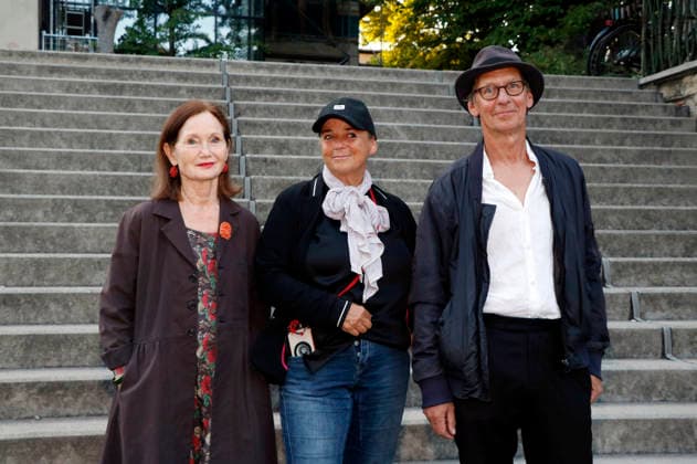 Barbara Schnitzler, Annekatrin Hendel und Christian Flake Lorenz bei der Premiere des Dokumentarfilms Hiddensee im Filmtheater am Friedrichshain. Berlin, 20.08.2026 *** Barbara Schnitzler, Annekatrin Hendel, and Christian Flake Lorenz at the premiere of the documentary *Hiddensee* at the Filmtheater am Friedrichshain in Berlin, August 20, 2026 Foto:xA.xBuggex xFuturexImagex hiddensee_6825