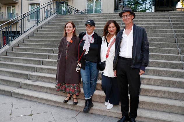 Barbara Schnitzler, Annekatrin Hendel, Eva Mattes und Christian Flake Lorenz bei der Premiere des Dokumentarfilms Hiddensee im Filmtheater am Friedrichshain. Berlin, 20.08.2026 *** Barbara Schnitzler, Annekatrin Hendel, Eva Mattes, and Christian Flake Lorenz at the premiere of the documentary *Hiddensee* at the Filmtheater am Friedrichshain in Berlin, August 20, 2026 Foto:xA.xBuggex xFuturexImagex hiddensee_6828
