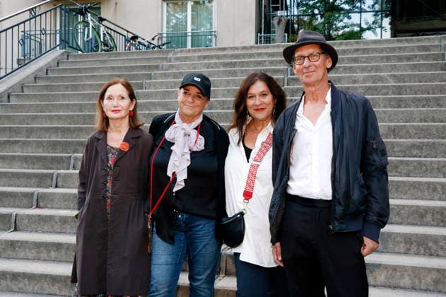 Barbara Schnitzler, Annekatrin Hendel, Eva Mattes und Christian Flake Lorenz bei der Premiere des Dokumentarfilms Hiddensee im Filmtheater am Friedrichshain. Berlin, 20.08.2026 *** Barbara Schnitzler, Annekatrin Hendel, Eva Mattes, and Christian Flake Lorenz at the premiere of the documentary *Hiddensee* at the Filmtheater am Friedrichshain in Berlin, August 20, 2026 Foto:xA.xBuggex xFuturexImagex hiddensee_6831