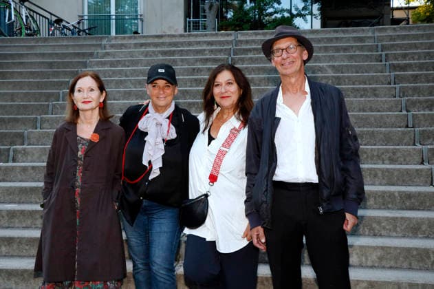 Barbara Schnitzler, Annekatrin Hendel, Eva Mattes und Christian Flake Lorenz bei der Premiere des Dokumentarfilms Hiddensee im Filmtheater am Friedrichshain. Berlin, 20.08.2026 *** Barbara Schnitzler, Annekatrin Hendel, Eva Mattes, and Christian Flake Lorenz at the premiere of the documentary *Hiddensee* at the Filmtheater am Friedrichshain in Berlin, August 20, 2026 Foto:xA.xBuggex xFuturexImagex hiddensee_6832