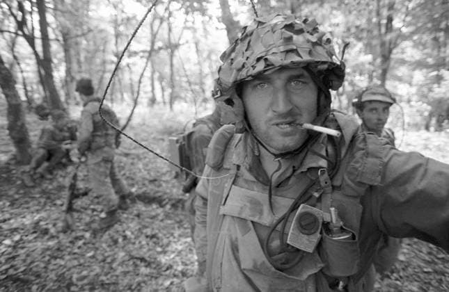 KUTSUBEY 11038 22.05.1996 A battalion commander Vladislav Kutsubey Igor Mikhalev Sputnik Chechen Republic Russia  Copyright: xIgorxMikhalevx