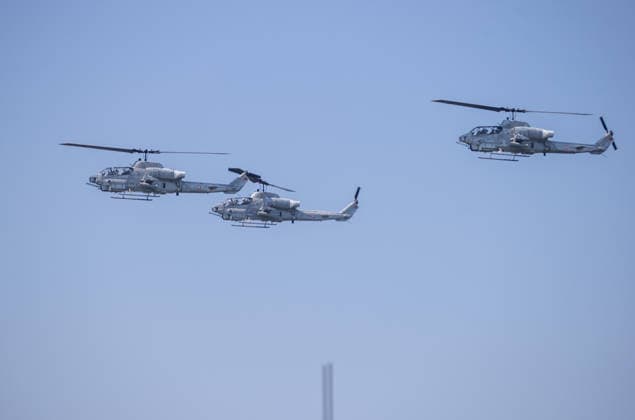 TEKNOFEST Blue Homeland KOCAELI, TURKIYE - AUGUST 21: Seahawk and Cobra helicopters belonging to the Turkish Naval Forces perform demonstration flight as TEKNOFEST Blue Homeland continues at the Golcuk Naval Shipyard Command in Kocaeli, Turkiye, on August 21, 2026. Organized under the main leadership of the Turkish National Defense Ministry and the Turkish Technology Team Foundation (T3 Foundation), with Anadolu as the Global Communication Partner, the event showcases Turkiye s maritime power, defense capabilities, and indigenous technologies. Gathering technology and defense industry enthusiasts around a maritime focus, the festival will welcome visitors through August 23. Ibrahim Yozoglu Anadolu Kocaeli Turkey. Editorial use only. Pleas  Copyright: x2026xAnadoluxIbrahimxYozoglux