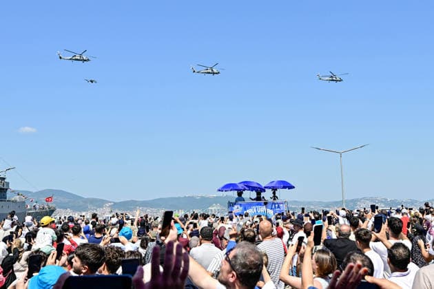 TEKNOFEST Blue Homeland KOCAELI, TURKIYE - AUGUST 21: TEKNOFEST Blue Homeland continues at the Golcuk Naval Shipyard Command in Kocaeli, Turkiye, on August 21, 2026. Organized under the main leadership of the Turkish National Defense Ministry and the Turkish Technology Team Foundation (T3 Foundation), with Anadolu as the Global Communication Partner, the event showcases Turkiye s maritime power, defense capabilities, and indigenous technologies. Gathering technology and defense industry enthusiasts around a maritime focus, the festival will welcome visitors through August 23. Cem Tekkesinoglu Anadolu Kocaeli Turkey. Editorial use only. Please get in touch for any other usage.  Copyright: x2026xAnadoluxCemxTekkesinoglux