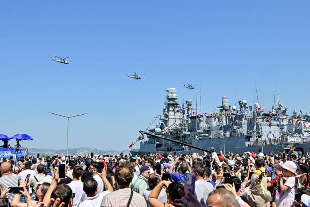 TEKNOFEST Blue Homeland KOCAELI, TURKIYE - AUGUST 21: TEKNOFEST Blue Homeland continues at the Golcuk Naval Shipyard Command in Kocaeli, Turkiye, on August 21, 2026. Organized under the main leadership of the Turkish National Defense Ministry and the Turkish Technology Team Foundation (T3 Foundation), with Anadolu as the Global Communication Partner, the event showcases Turkiye s maritime power, defense capabilities, and indigenous technologies. Gathering technology and defense industry enthusiasts around a maritime focus, the festival will welcome visitors through August 23. Cem Tekkesinoglu Anadolu Kocaeli Turkey. Editorial use only. Please get in touch for any other usage.  Copyright: x2026xAnadoluxCemxTekkesinoglux