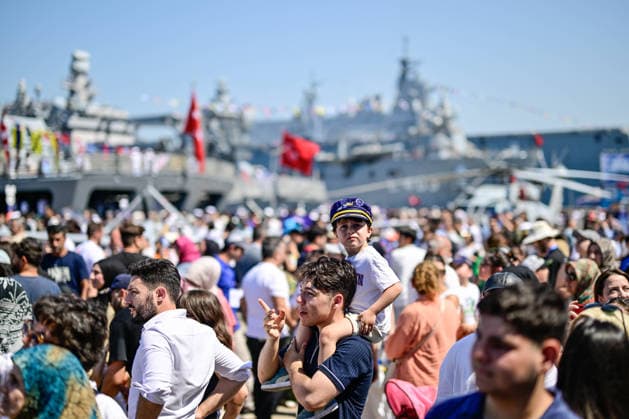 TEKNOFEST Blue Homeland KOCAELI, TURKIYE - AUGUST 21: TEKNOFEST Blue Homeland continues at the Golcuk Naval Shipyard Command in Kocaeli, Turkiye, on August 21, 2026. Organized under the main leadership of the Turkish National Defense Ministry and the Turkish Technology Team Foundation (T3 Foundation), with Anadolu as the Global Communication Partner, the event showcases Turkiye s maritime power, defense capabilities, and indigenous technologies. Gathering technology and defense industry enthusiasts around a maritime focus, the festival will welcome visitors through August 23. Cem Tekkesinoglu Anadolu Kocaeli Turkey. Editorial use only. Please get in touch for any other usage.  Copyright: x2026xAnadoluxCemxTekkesinoglux