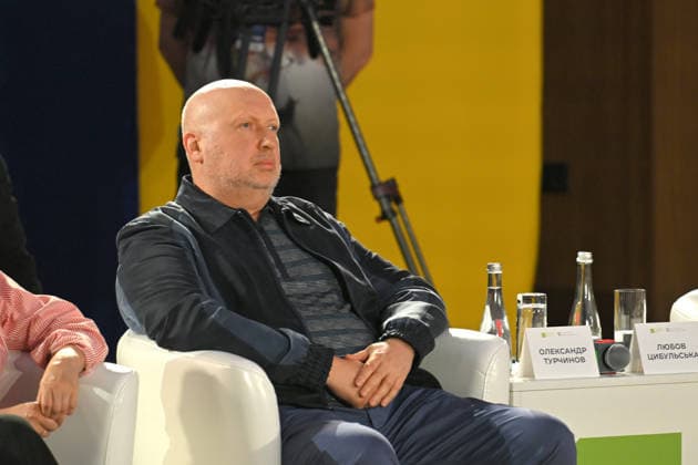 Former Speaker of the Ukrainian Parliament and Acting President of Ukraine (2014) Oleksandr Turchynov attends the 35 Years of Restored Independence: Unity Around the Flag National Roundtable, organised by the Kyiv Security Forum, ahead of Ukraine’s 35th Independence Day, Kyiv, Ukraine, August 21, 2026. (Photo by Yevhen Kotenko Ukrinform) National roundtable marking 35 years of Ukraine’s independence  Copyright: xYevhenxKotenkox