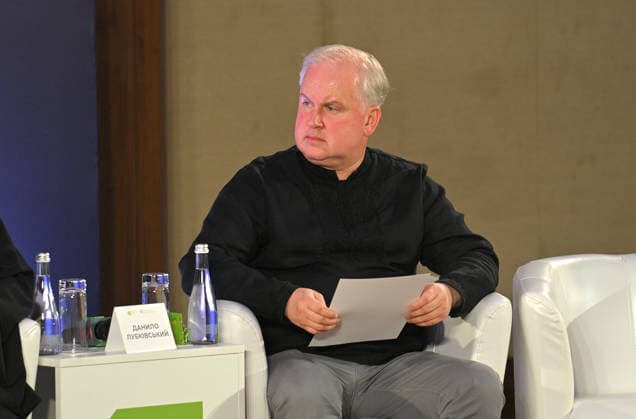 Member of the Security Council of the Kyiv Security Forum Danylo Lubkisvskyi attends the 35 Years of Restored Independence: Unity Around the Flag National Roundtable, organised by the Kyiv Security Forum, ahead of Ukraine’s 35th Independence Day, Kyiv, Ukraine, August 21, 2026. (Photo by Yevhen Kotenko Ukrinform) National roundtable marking 35 years of Ukraine’s independence  Copyright: xYevhenxKotenkox