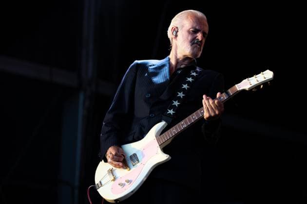 Triggerfinger live at Vilar de Mouros Festival - 21 Aug 2026 Lead singer and guitarist Ruben Block of the Belgian rock band Triggerfinger performs during the fourth day of the Vilar de Mouros Festival. Vilar de Mouros Portugal Copyright: xDiogoxBaptistax xSOPAxImagesx DB_Triggerfinger20260820_024