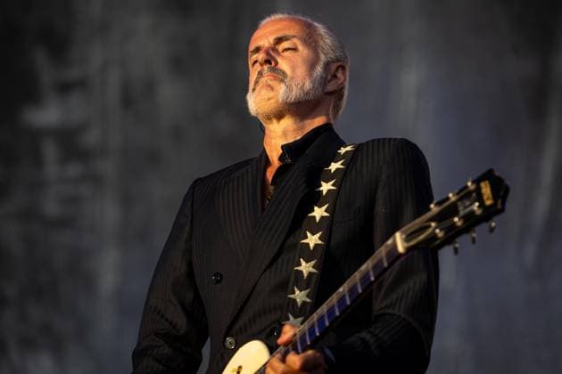 August 21, 2026, Vilar De Mouros, Portugal: Lead singer and guitarist Ruben Block of the Belgian rock band Triggerfinger performs during the fourth day of the Vilar de Mouros Festival. Vilar De Mouros Portugal  - ZUMAs197 20260821_aaa_s197_243 Copyright: xDiogoxBaptistax