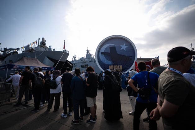 TEKNOFEST Blue Homeland KOCAELI, TURKIYE - AUGUST 22: TEKNOFEST Blue Homeland continues at the Golcuk Naval Shipyard Command in Kocaeli, Turkiye, on August 22, 2026. Organized under the main leadership of the Turkish National Defense Ministry and the Turkish Technology Team Foundation (T3 Foundation), with Anadolu as the Global Communication Partner, the event showcases Turkiye s maritime power, defense capabilities, and indigenous technologies. Gathering technology and defense industry enthusiasts around a maritime focus, the festival will welcome visitors through August 23. Betul Abali Anadolu Kocaeli Turkey. Editorial use only. Please get in touch for any other usage.  Copyright: x2026xAnadoluxBetulxAbalix