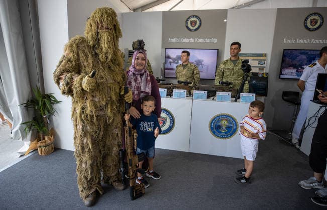 TEKNOFEST Blue Homeland KOCAELI, TURKIYE - AUGUST 22: People continue to visit the TEKNOFEST Blue Homeland at the Golcuk Naval Shipyard Command in Kocaeli, Turkiye, on August 22, 2026. Organized under the main leadership of the Turkish National Defense Ministry and the Turkish Technology Team Foundation (T3 Foundation), with Anadolu as the Global Communication Partner, the event showcases Turkiye s maritime power, defense capabilities, and indigenous technologies. Gathering technology and defense industry enthusiasts around a maritime focus, the festival will welcome visitors through August 23. Ibrahim Yozoglu Anadolu Kocaeli Turkey. Editorial use only. Please get in touch for any other usage.  Copyright: x2026xAnadoluxIbrahimxYozoglux