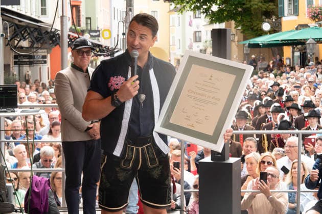 22.08.2026, Kitzbühel, Vorderstadt, Kitzbühel Musikfestival, Pressekonferenz, Andreas Gabalier Kitzbühel Vorderstadt Tirol Austria *** August 22, 2026, Kitzbühel, Vorderstadt, Kitzbühel Music Festival, Press Conference, Andreas Gabalier, Kitzbühel, Vorderstadt, Tyrol, Austria Copyright: xJustPictures.ch AlexanderxRaemyx jp-de-AlRa-DSC02776