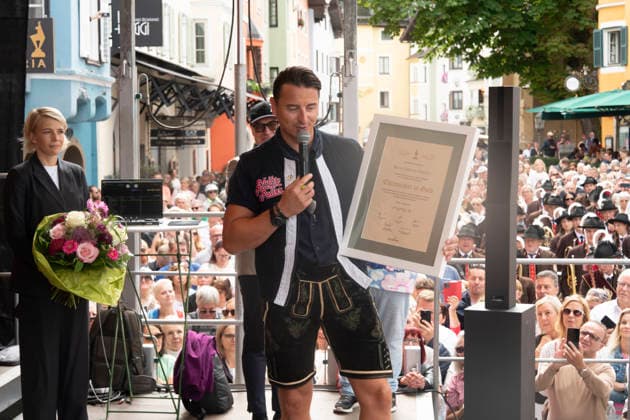 22.08.2026, Kitzbühel, Vorderstadt, Kitzbühel Musikfestival, Pressekonferenz, Andreas Gabalier Kitzbühel Vorderstadt Tirol Austria *** August 22, 2026, Kitzbühel, Vorderstadt, Kitzbühel Music Festival, Press Conference, Andreas Gabalier, Kitzbühel, Vorderstadt, Tyrol, Austria  Copyright: xJustPictures.ch AlexanderxRaemyx
