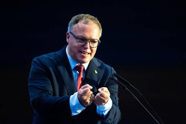 41. LANDESPARTEITAG DER CDU THÜRINGEN IN EISENACH ** NUR FÜR REDAKTIONELLE ZWECKE ** EDITORIAL USE ONLY **<p>22 08 2026-Eisenach: 41. Landesparteitag der CDU Thüringen in der Werner-Aßmann-Halle in Eisenach im Foto: Ministerpräsident Mario Voigt (CDU) Deutschland Thueringen Eisenach Copyright: SaschaxFromm *** 41ST STATE PARTY CONVENTION OF THE CDU THURINGIA IN EISENACH ** FOR EDITORIAL USE ONLY ** EDITORIAL USE ONLY ** p 22 08 2026 Eisenach 41st State Party Convention of the CDU Thuringia at the Werner Aßmann Halle in Eisenach; pictured: Minister President Mario Voigt, CDU Germany, Thuringia, Eisenach. Copyright SaschaxFromm Copyright: SaschaxFromm doc879p05u32lx17sl21dwc ,EDITORIAL USE ONLY
