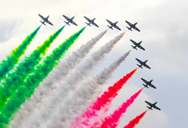 LINKÖPING 20260822 För att fira att det svenska flygvapnet fyller 100 ar 2026 jubilerade man med intensiva flygdagar pa Malmens flygplats i Linköping under lördag och söndag. Italienska Frecce Trocolori med en spektakulär uppvisning. LINKÖPING SVERIGE x10030x *** LINKÖPING, August 22, 2026 To celebrate the 100th anniversary of the Swedish Air Force in 2026, an anniversary celebration featuring exciting air shows was held at Malmen Airport in Linköping on Saturday and Sunday, with Italy’s Frecce Tricolori putting on a spectacular display. LINKÖPING, SWEDEN x10030x  Copyright: xJonasxEkströmer TTx FLYGDAGAR LINKÖPING K0BjS_t3ODY