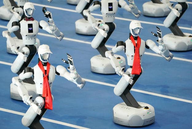 (260822) -- BEIJING, Aug. 22, 2026 -- Humanoid robots parade during the opening ceremony of the 2nd World Humanoid Robot Games in Beijing, capital of China, Aug. 22, 2026. ) (SP)CHINA-BEIJING-WORLD HUMANOID ROBOT GAMES-OPENING CEREMONY (CN) ZhangxChenlin 