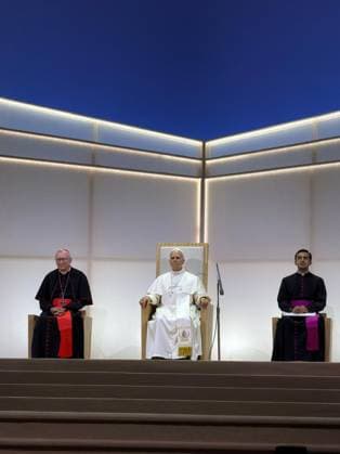 RECORD DATE NOT STATED IPA87694620 - Rimini, Pope Leo XIV at the 2026 Rimini Meeting: A Meeting with the Holy Father  Copyright: xx xx 87694620