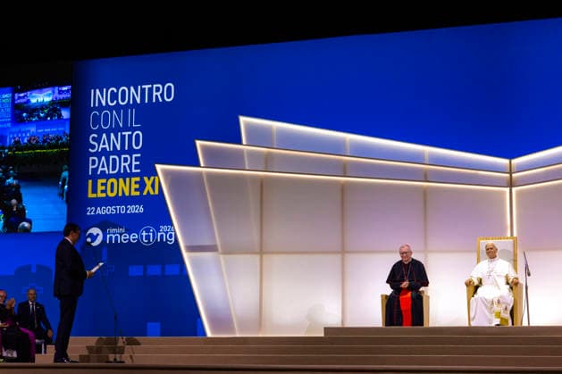 IPA87697658 - Rimini: Pope Leo XIV s Visit to the Meeting for Friendship Among Peoples  Copyright: xGIORGIOxSALVATORIx xx 87697658