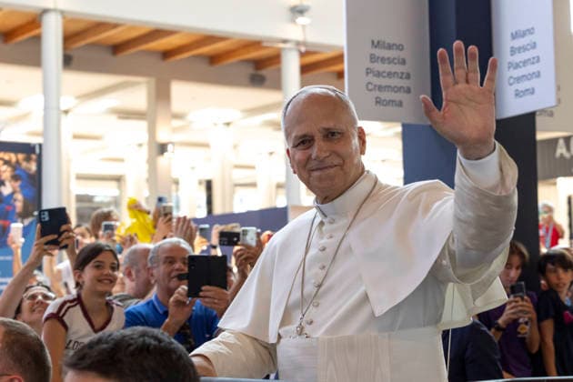 IPA87697620 - Rimini: Pope Leo XIV s Visit to the Meeting for Friendship Among Peoples  Copyright: xx xx 87697620