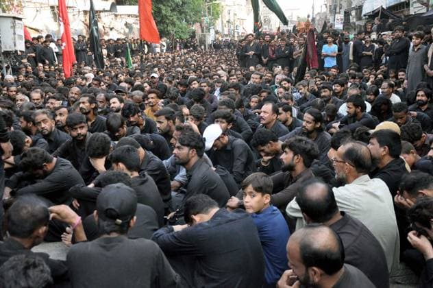 August 22, 2026, Pakistan: Shiite Mourners Participate in Chup-Tazia Procession in Hyderabad to Commemorate Hazrat Imam Hasan Al-Askari (A.S) on 8th Rabi-ul-Awwal Pakistan  - ZUMAas3_ 20260822_zaf_as3_024 Copyright: xPPIx