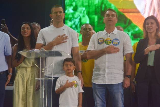 RECORD DATE NOT STATED Flavio Bolsonaro (PL) Maracanazinho RJ Rio de Janeiro (RJ), 08 22 2026 - Campaign Electoral Flavio Bolsonaro RJ - The then presidential candidate Flavio Bolsonaro participated in the launch of Douglas Ruas s electoral campaign for governor of the state of Rio de Janeiro RJ. The event brings together thousands of supporters at the Maracanazinho stadium, Maracana neighborhood, northern zone of Rio de Janeiro, (22) August 2026.(Foto: Fausto Maia Thenews2 imago images) Flavio Bolsonaro (PL) Maracanazinho RJ  Copyright: xFaustoxMaiax