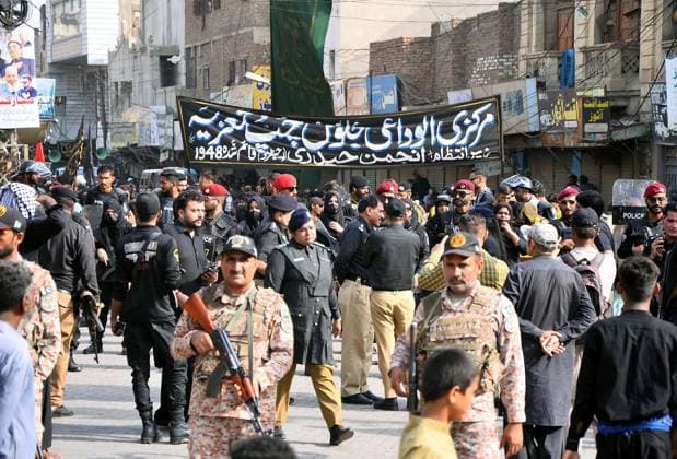 August 22, 2026, Pakistan: Security Officials on High Alert for Shiite Procession of Chup-Tazia in Hyderabad on August 22, 2026 Pakistan  - ZUMAas3_ 20260822_zaf_as3_030 Copyright: xPPIx