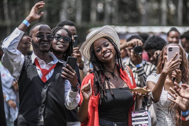 Nairobi Comic-Con Festival NAIROBI, KENYA - AUGUST 22: Youth dressed in costumes and accessories representing popular comic book and anime characters pose at the Carnivore Grounds in Nairobi, Kenya, on August 22, 2026, during the Nairobi Comic-Con (NAICCON). The annual pop culture festival brought together comic fans, gamers, cosplayers, and digital creators from across the region to celebrate creative arts, gaming tournaments, and comic book culture. Gerald Anderson Anadolu Nairobi Kenya. Editorial use only. Please get in touch for any other usage.  Copyright: x2026xAnadoluxGeraldxAndersonx