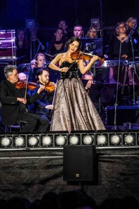 22.08.2026, Wien, AUT, Konzert, Andrea Bocelli, Ernst Happel Stadion, Wien, Reportage, im Bild Andrea Bocelli, Konzert, Feature, Übersicht, *** August 22, 2026, Vienna, Austria, Concert, Andrea Bocelli, Ernst Happel Stadium, Vienna, Report, Pictured: Andrea Bocelli, Concert, Feature, Overview,