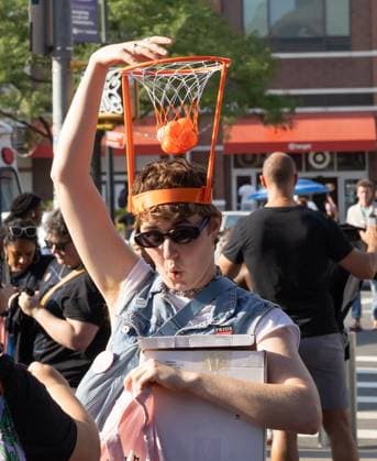 Protest Scenes outside Barclay Center for Indiana Fever vs NY Liberty WNBA Protest Scenes outside Barclay Center for Indiana Fever vs NY Liberty WNBA, Pro Trans Activists and Sophie Cunningham Supporters came out for the Liberty vs Fever Game. There is a huge controversy over men playing in women s sports. Sophie Cunningham of the Fever has been very vocal about the topic. , Barclay Center, NY. 22 Aug 2026 Pictured: Protestors Outside Fever vs Liberty Game at Barclay Center.  Copyright: xThexMegaxAgencyxMayerx xMEGAx