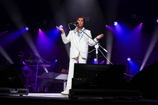 Roberto Carlos performs in Sao Paulo. Sao Paulo, SP. 22.08.2026 - Roberto Carlos - Singer Roberto Carlos during a performance at Espaco Unimed, in the Barra Funda neighborhood, west side of Sao Paulo, this Saturday, August 22, 2026.(Foto: Marina Uezima Brazil Photo Press Brazil Photo Press) INTERNATIONAL Sao Paulo Sao Paulo Brasil Copyright: xMarinaxUezimax