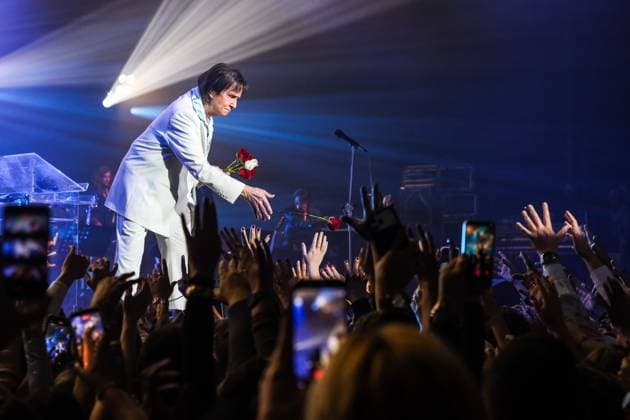 Roberto Carlos performs in Sao Paulo. Sao Paulo, SP. 22.08.2026 - Roberto Carlos - Singer Roberto Carlos during a performance at Espaco Unimed, in the Barra Funda neighborhood, west side of Sao Paulo, this Saturday, August 22, 2026.(Foto: Marina Uezima Brazil Photo Press Brazil Photo Press) INTERNATIONAL Sao Paulo Sao Paulo Brasil Copyright: xMarinaxUezimax