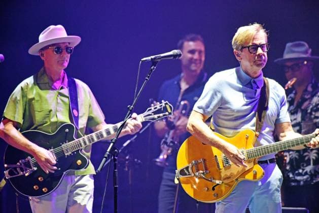 Haircut 100, Graham Jones, Nick Heyward on stage for SQUEEZE - TRIED, TESTED AND TRIXIES in Concert, Fox Theatre, Atlanta, GA, August 22, 2026. Photo By: Derek Storm Everett Collection SQUEEZE - TRIED, TESTED AND TRIXIES in Concert PUBLICATIONXNOTxINxCANxCHNxFRAxITAxJPNxNORxPOLxRUSxESPxUKxUSA