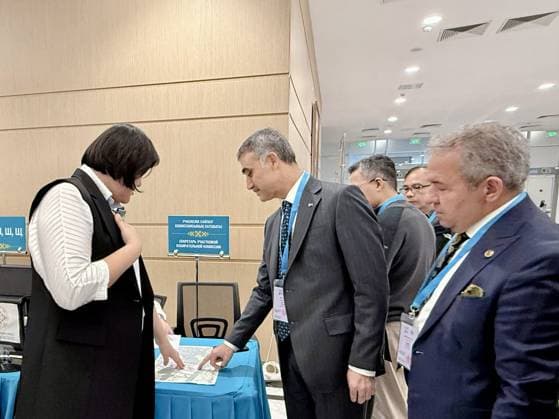 Kazakhstan holds first election for unicameral Kurultay ASTANA, KAZAKHSTAN - AUGUST 22: A delegation from Turkiye, comprising members of the Grand National Assembly of Turkiye (GNAT) and the Supreme Election Council (YSK), headed by YSK Chairman Serdar Mutta and including YSK members Nurullah Bodur, Talip Bakir and Mehmet Ari, observes the elections in Astana, Kazakhstan, on August 22, 2026. Kazakh voters attend the polls to elect the new members of the 145-member unicameral Kurultay, which will replace the country s bicameral parliament consisting of the Mazhilis and Senate. Meiramgul Kussainova Anadolu Astana Kazakhstan. Editorial use only. Please get in touch for any other usage.  Copyright: x2026xAnadoluxMeiramgulxKussainovax