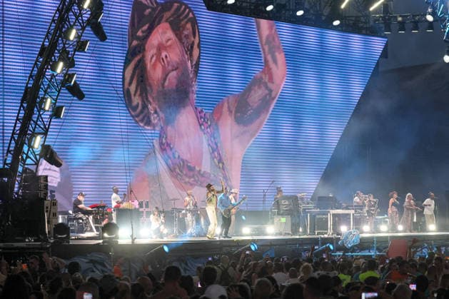 IPA87722156 - during Lorenzo Jovanotti s concert at the Jova Summer Party 2026 at the Calabria Music Arena in Catanzaro, Italy.  Copyright: xFrancescoxFarina LiveMediax xx 87722156