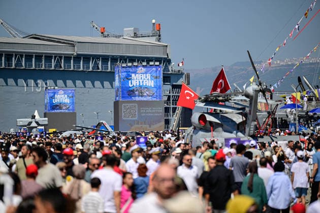 TEKNOFEST Blue Homeland KOCAELI, TURKIYE - AUGUST 23: TEKNOFEST Blue Homeland continues at the Golcuk Naval Shipyard Command in Kocaeli, Turkiye, on August 23, 2026. Organized under the main leadership of the Turkish National Defense Ministry and the Turkish Technology Team Foundation (T3 Foundation), with Anadolu as the Global Communication Partner, the event showcases Turkiye s maritime power, defense capabilities, and indigenous technologies. Gathering technology and defense industry enthusiasts around a maritime focus, the festival will welcome visitors through August 23. Cem Tekkesinoglu Anadolu Kocaeli Turkey. Editorial use only. Please get in touch for any other usage.  Copyright: x2026xAnadoluxCemxTekkesinoglux