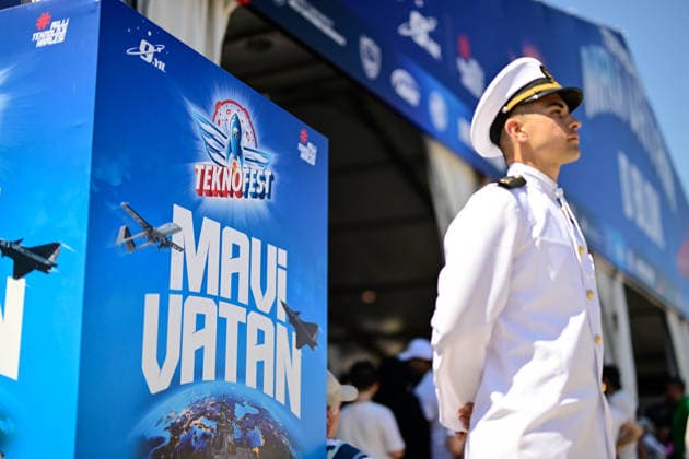 TEKNOFEST Blue Homeland KOCAELI, TURKIYE - AUGUST 23: TEKNOFEST Blue Homeland continues at the Golcuk Naval Shipyard Command in Kocaeli, Turkiye, on August 23, 2026. Organized under the main leadership of the Turkish National Defense Ministry and the Turkish Technology Team Foundation (T3 Foundation), with Anadolu as the Global Communication Partner, the event showcases Turkiye s maritime power, defense capabilities, and indigenous technologies. Gathering technology and defense industry enthusiasts around a maritime focus, the festival will welcome visitors through August 23. Cem Tekkesinoglu Anadolu Kocaeli Turkey. Editorial use only. Please get in touch for any other usage.  Copyright: x2026xAnadoluxCemxTekkesinoglux