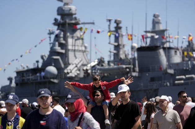 TEKNOFEST Blue Homeland KOCAELI, TURKIYE - AUGUST 23: TEKNOFEST Blue Homeland continues at the Golcuk Naval Shipyard Command in Kocaeli, Turkiye, on August 23, 2026. Organized under the main leadership of the Turkish National Defense Ministry and the Turkish Technology Team Foundation (T3 Foundation), with Anadolu as the Global Communication Partner, the event showcases Turkiye s maritime power, defense capabilities, and indigenous technologies. Gathering technology and defense industry enthusiasts around a maritime focus, the festival will welcome visitors through August 23. Arife Karakum Anadolu Kocaeli Turkey. Editorial use only. Please get in touch for any other usage.  Copyright: x2026xAnadoluxArifexKarakumx