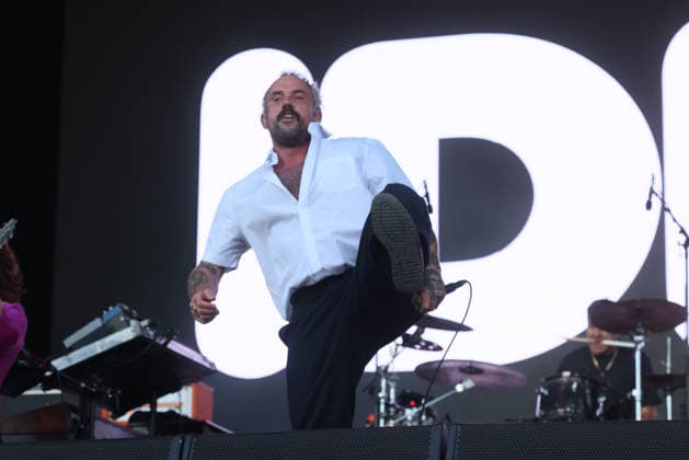 IDLES ilve at All Points East 2026 West Stage, Victoria Park, London, UK, 23 August 2026 IDLES performing ilve at All Points East 2026 West Stage, Victoria Park, London, UK, 23 August 2026., Credit:Roger Alarcon Avalon United Kingdom, London  Copyright: xRogerxAlarconx xAvalonx 1128047135