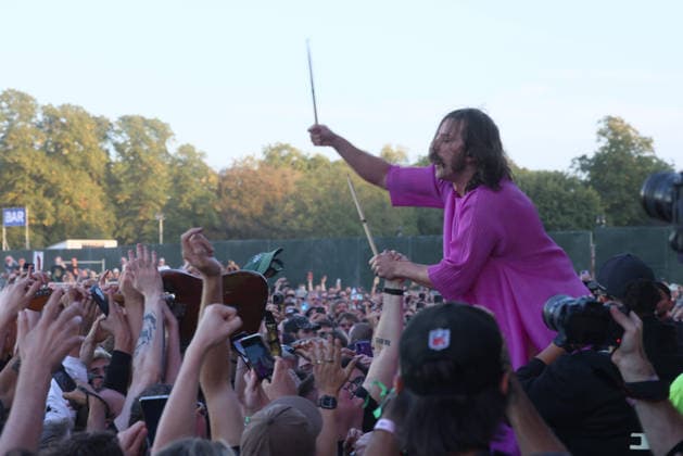 IDLES ilve at All Points East 2026 West Stage, Victoria Park, London, UK, 23 August 2026 IDLES performing ilve at All Points East 2026 West Stage, Victoria Park, London, UK, 23 August 2026., Credit:Roger Alarcon Avalon United Kingdom, London  Copyright: xRogerxAlarconx xAvalonx 1128049042